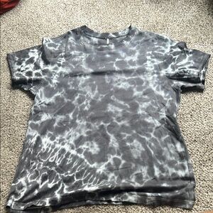 Lululemon Gray Tie-Dye like Shirt